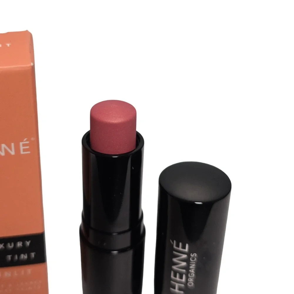 Henne Organics Luxury Lip Tint Sunlit 0.15oz Sheer Moisturizing Lip Balm NIB